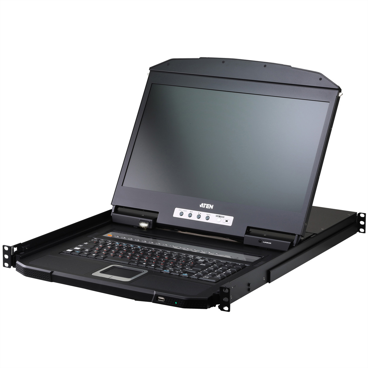 ATEN CL3716NX GB 16-Port USB HDMI LCD KVM Konsole, UK-Layout KVM Konsole