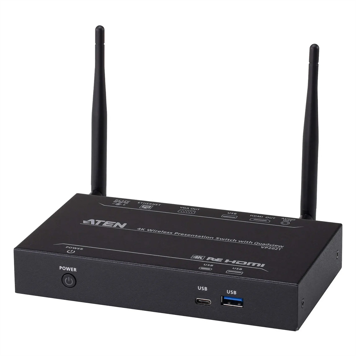 ATEN VP2021KIT 4K Wireless Präsentations Switche Quad View