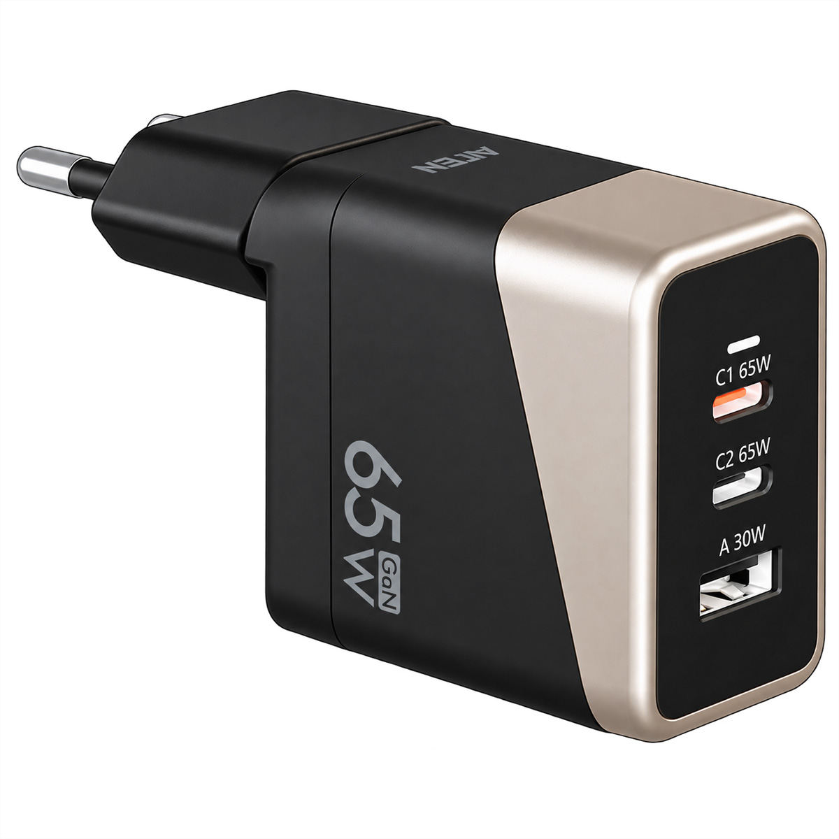 ATEN UP365 65W 3P GaN Carger, GaN, 65W USB Ladegerät