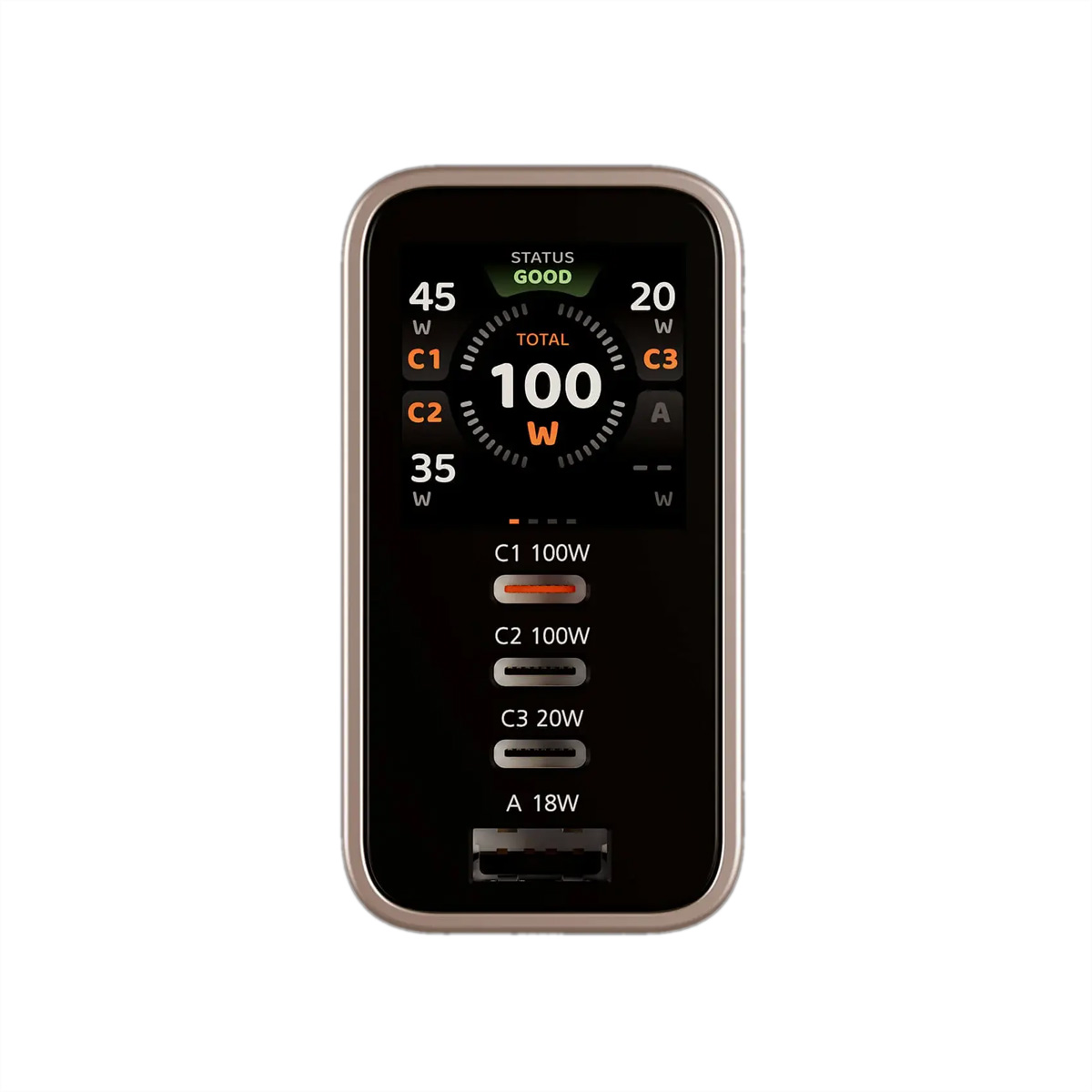 ATEN UP5100 100W 4P Smart Display Charger, GaN, 100W