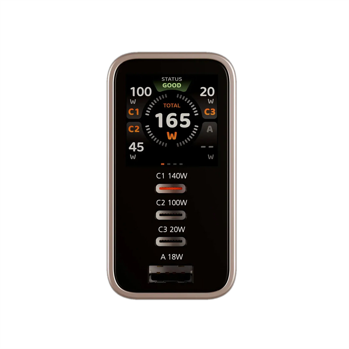 ATEN UP5165 165W 4P Smart Display Charger, GaN, 165W