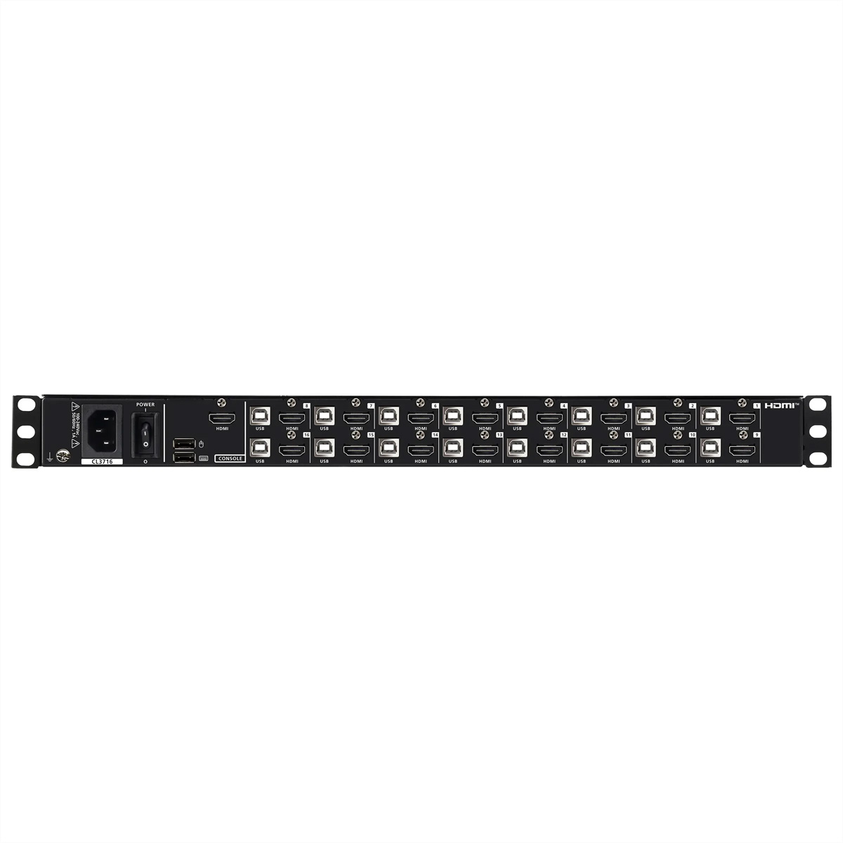 ATEN CL3716NW US 16-Port USB HDMI LCD KVM Konsole, US-Layout