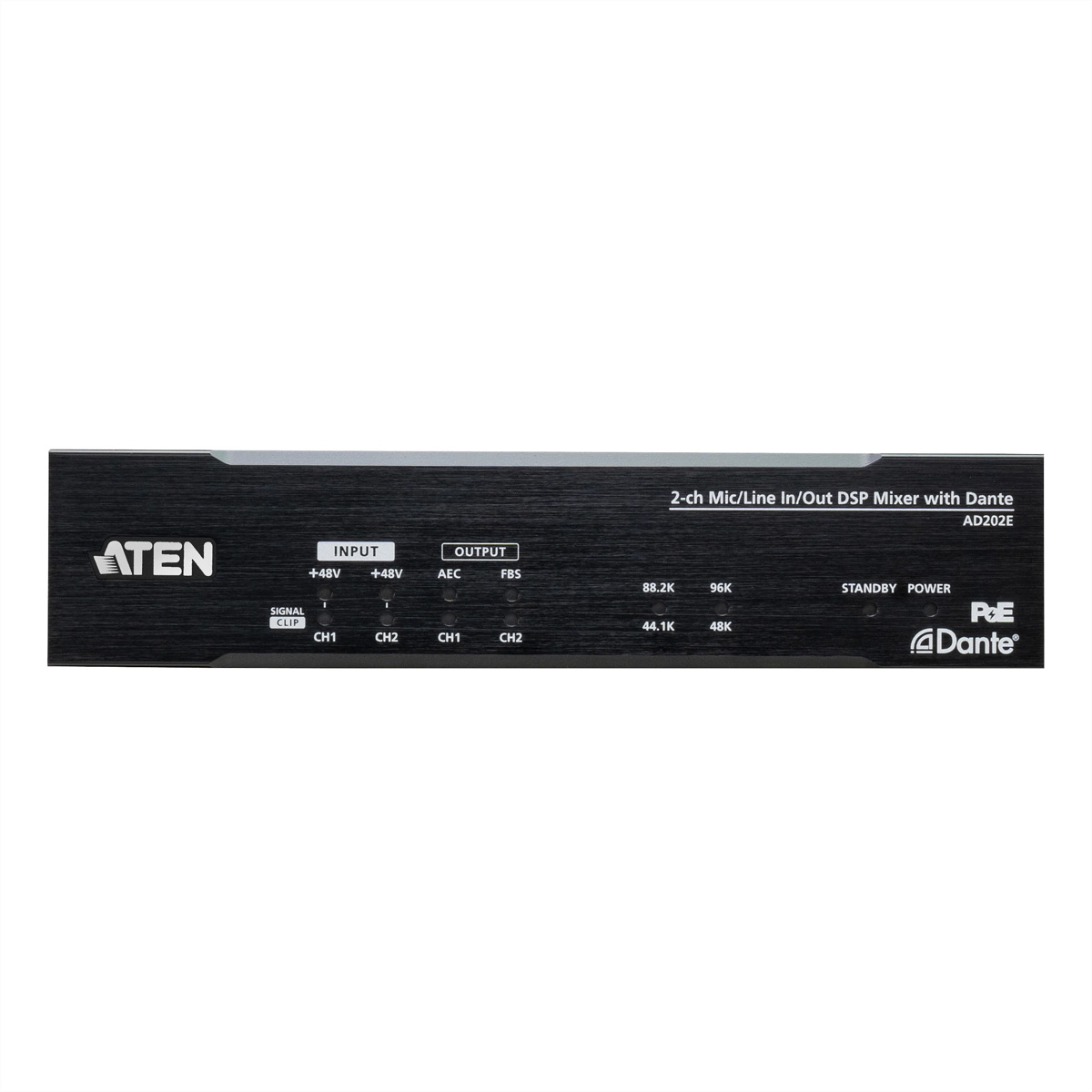 ATEN AD202E DSP Mixer 2-CH mit DSP und Dante