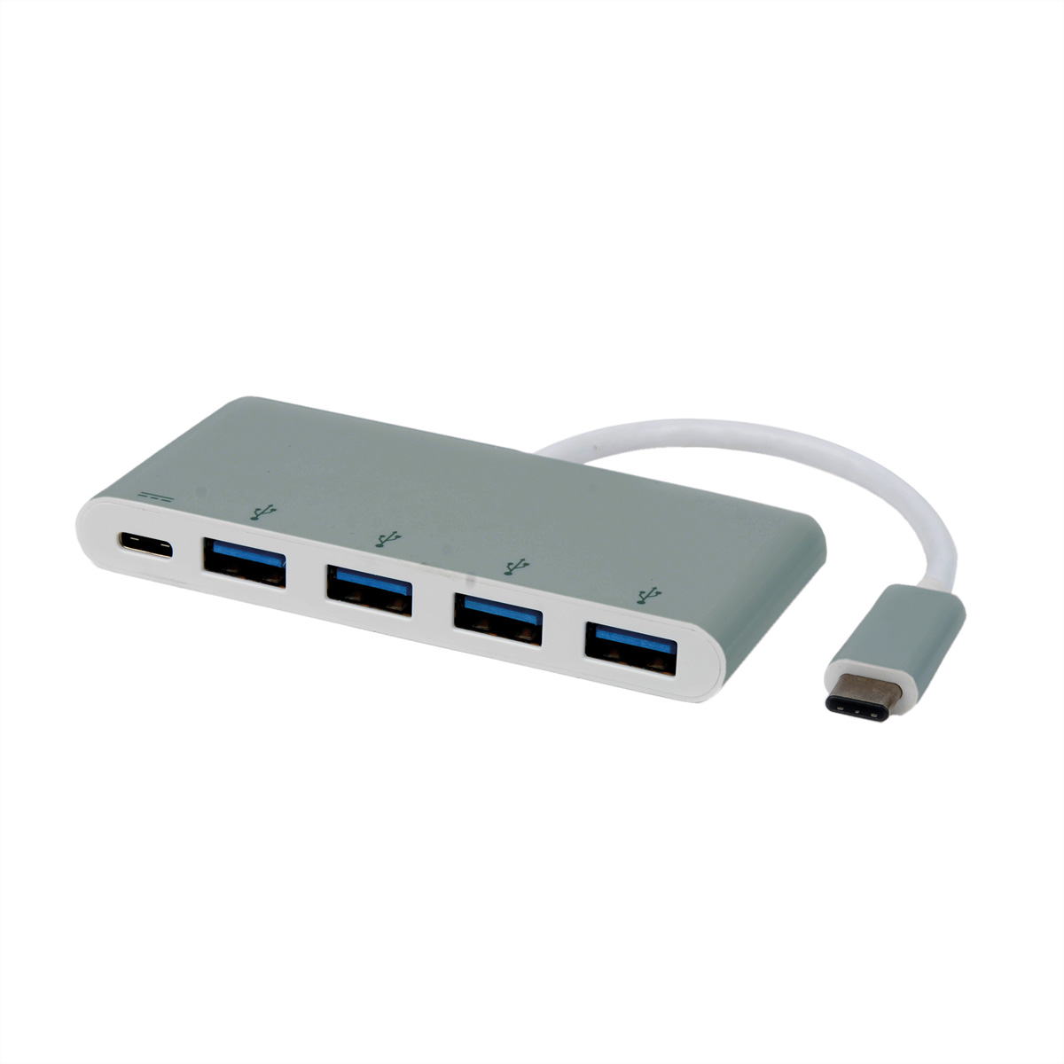 ROLINE USB 3.2 Gen 1 Hub, 4fach, Typ C Anschlusskabel, 1  (BILD2)