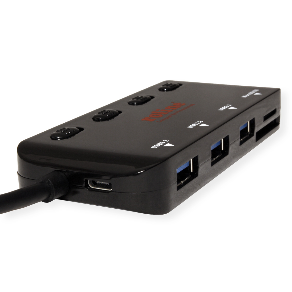 ROLINE USB 3.2 Gen 1 Hub, 3fach, Typ C Anschlusskabel,  (BILD2)