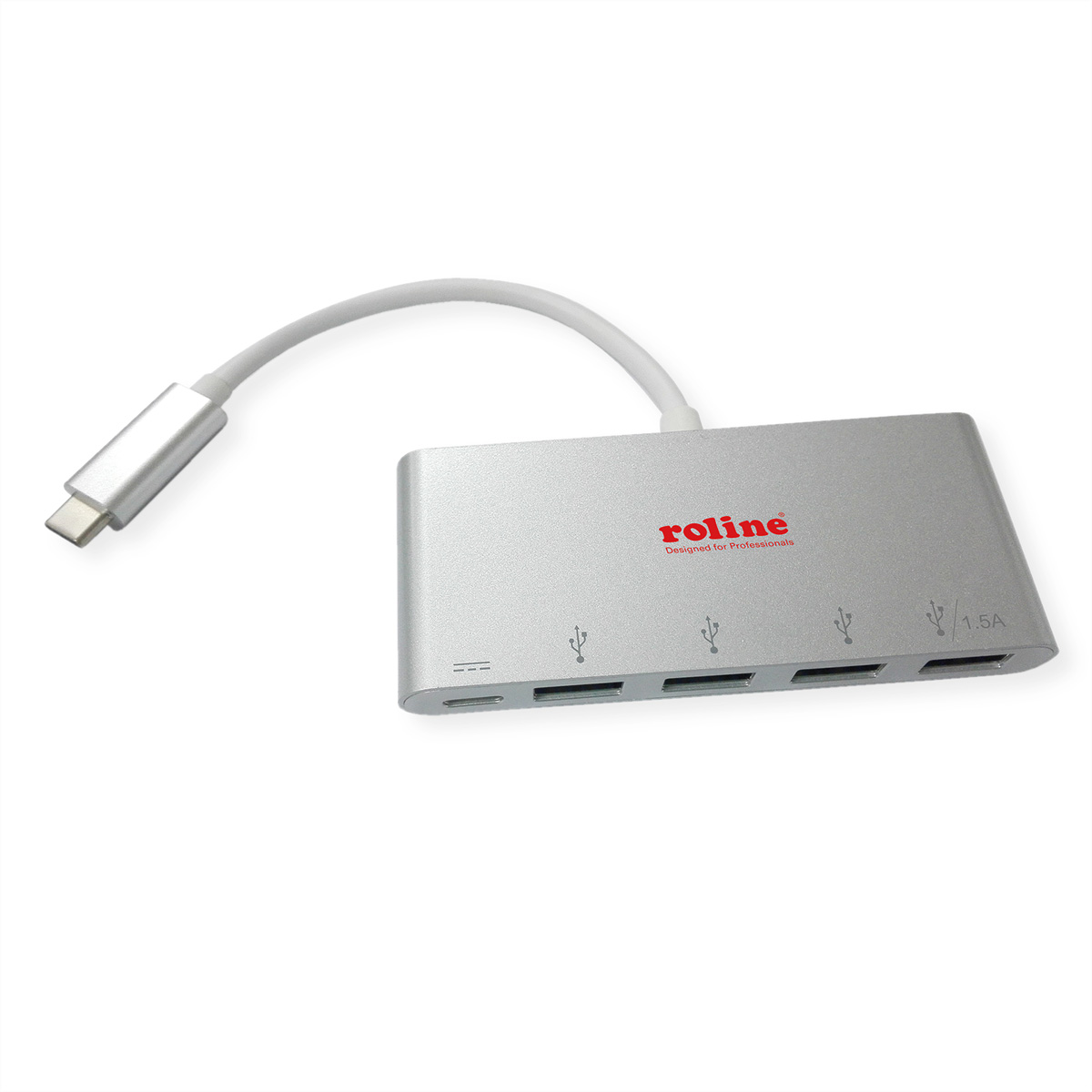 ROLINE USB 3.2 Gen 1 Hub, 4fach, Typ C Anschlusskabel, 1  (BILD2)