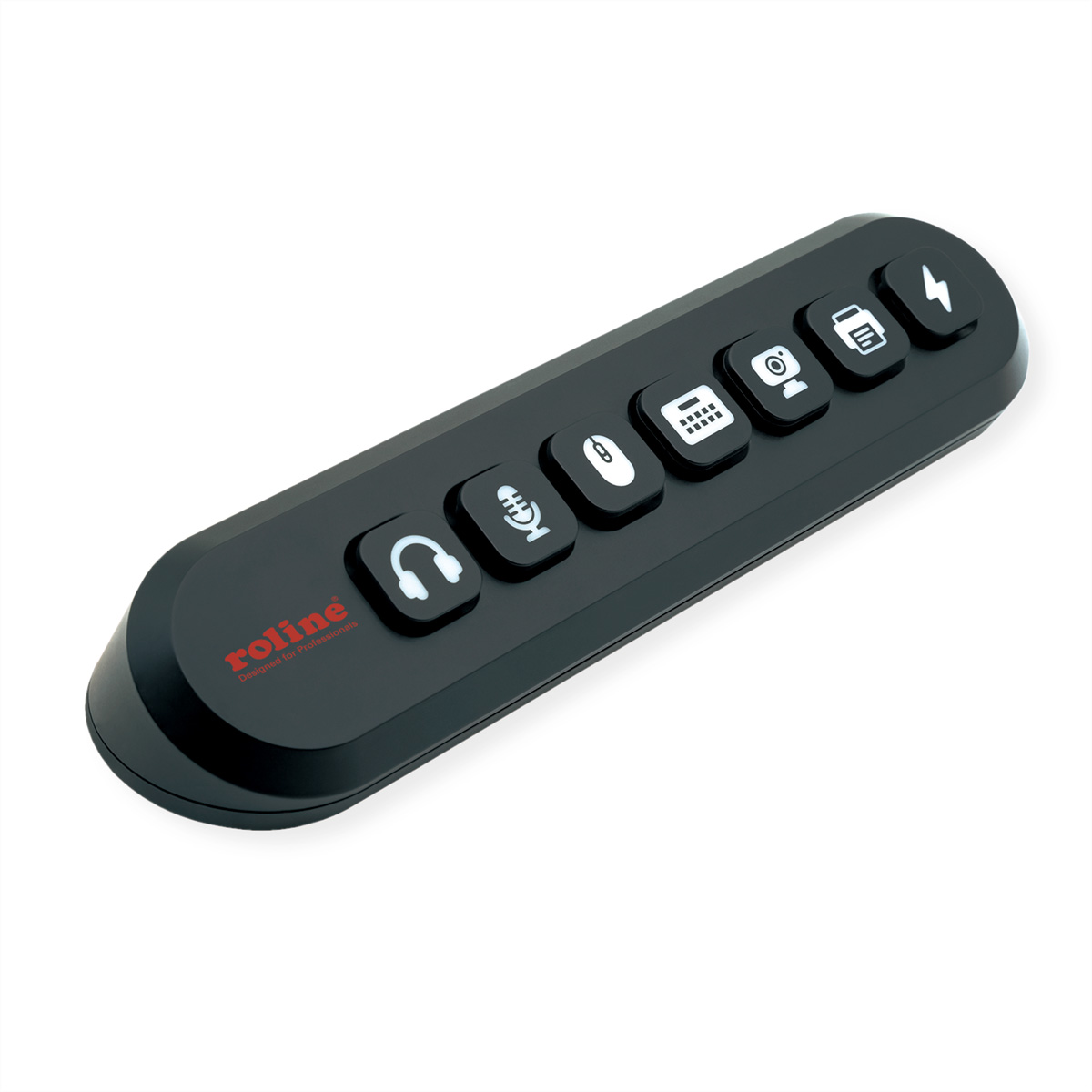 ROLINE USB 3.2 Gen 1 Hub, 7fach, austauschbare Tasten, Typ-A-Anschlusskabel ROLINE USB 3.2 Gen 1 Hub, 7fach, austauschbare Tasten, Typ-A-Anschlusskabel