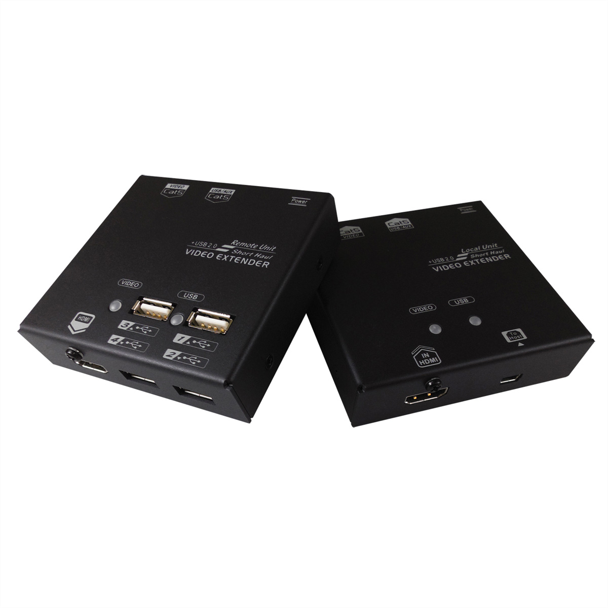 VALUE KVM Verlängerung über Kat.5e/6, HDMI, 4x USB