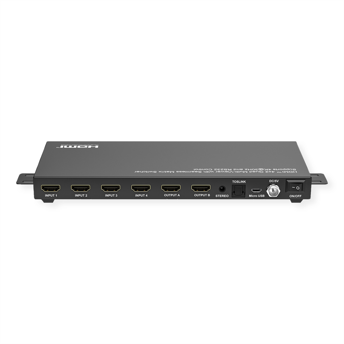 VALUE HDMI Matrix Switch, 4x2 QUAD Multi-Viewer, VALUE  (BILD2)