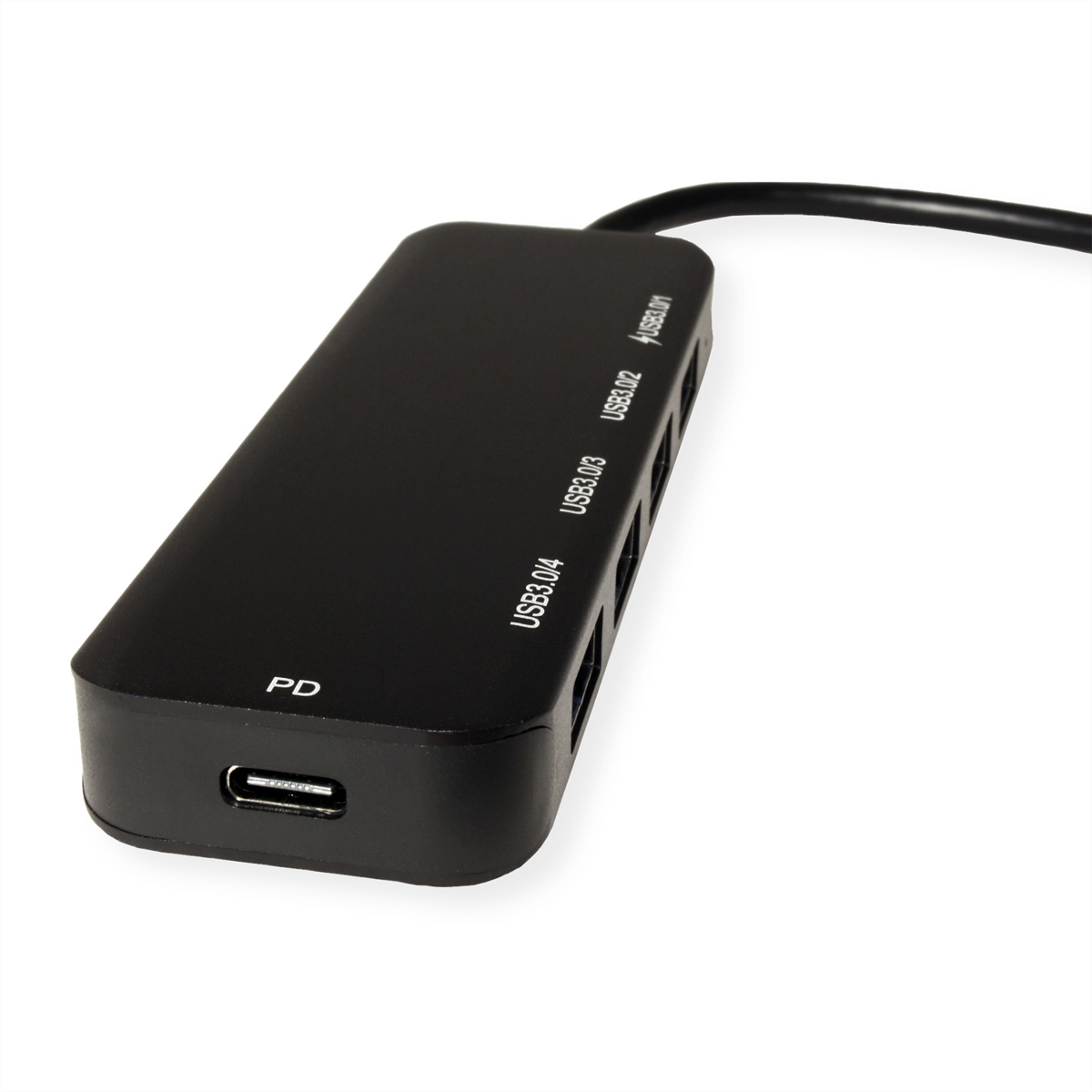 VALUE USB 3.2 Gen 1 Hub, 4fach, Typ C Anschlusskabel, 1  (BILD2)