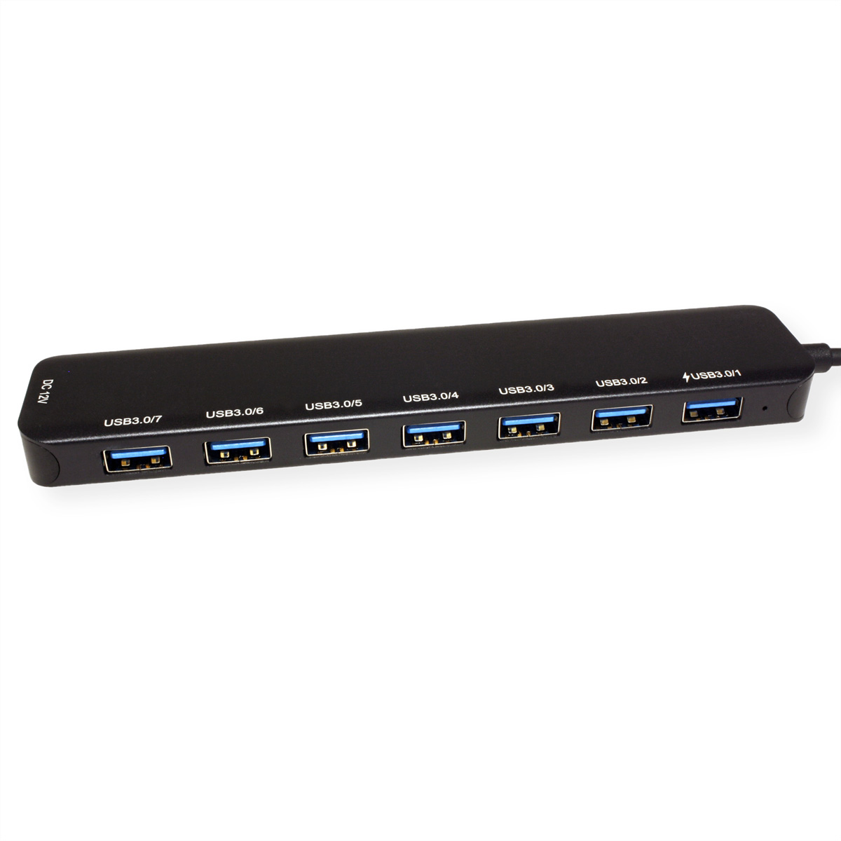 VALUE USB 3.2 Gen 1 Hub, 7fach, Typ C Anschlusskabel,  (BILD2)