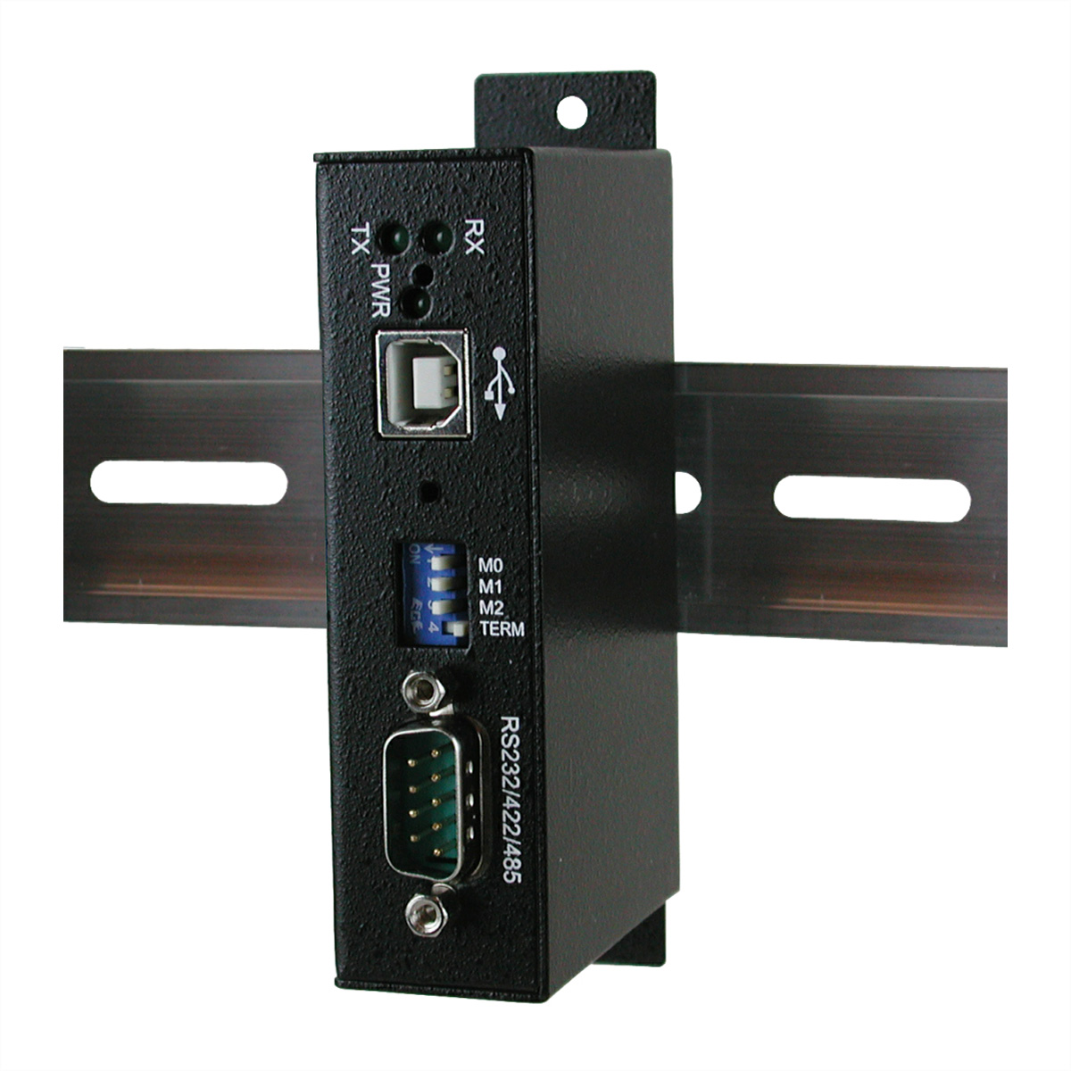EX-1311VIS USB 2.0 zu 1S Seriell RS232/422/485 Surge Protection Din Rail
