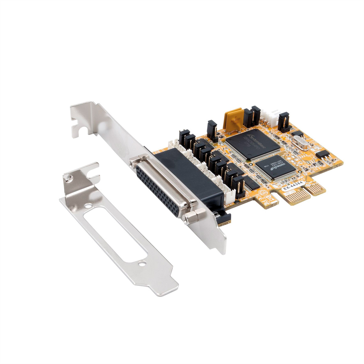 EXSYS EX-44384 PCI Express x1 Karte 4x seriell RS-232 (Kabel mit 4x 9pin Stecker)