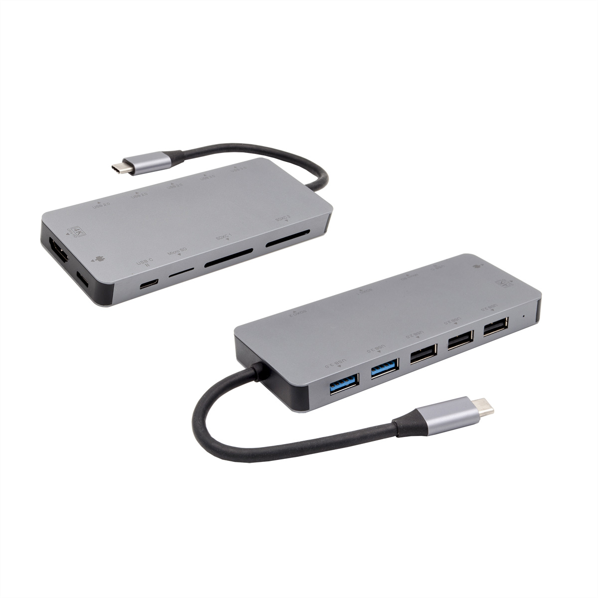 EXSYS USB 3.1 Gen1 Metall HUB mit 17,80cm (7\") 1 Ports für Notebook, Matebook und MacBook (EX-1221HM