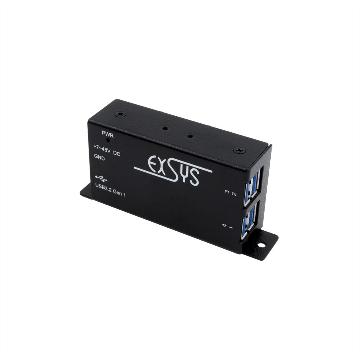 EXSYS EX-1181HMS 4 Port USB  3.2 Gen1 HUB mit15KV ESD Überspannungsschutz
