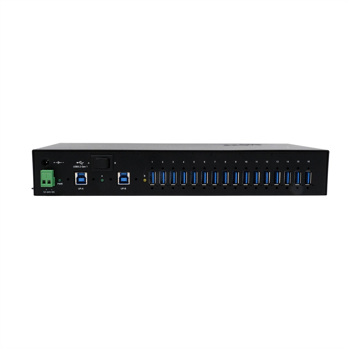 EXSYS EX-1526HMVS 16-Port USB 3.2 Gen1 Managed Metall HUB mit 15KV ESD Überspannungs-Schutz