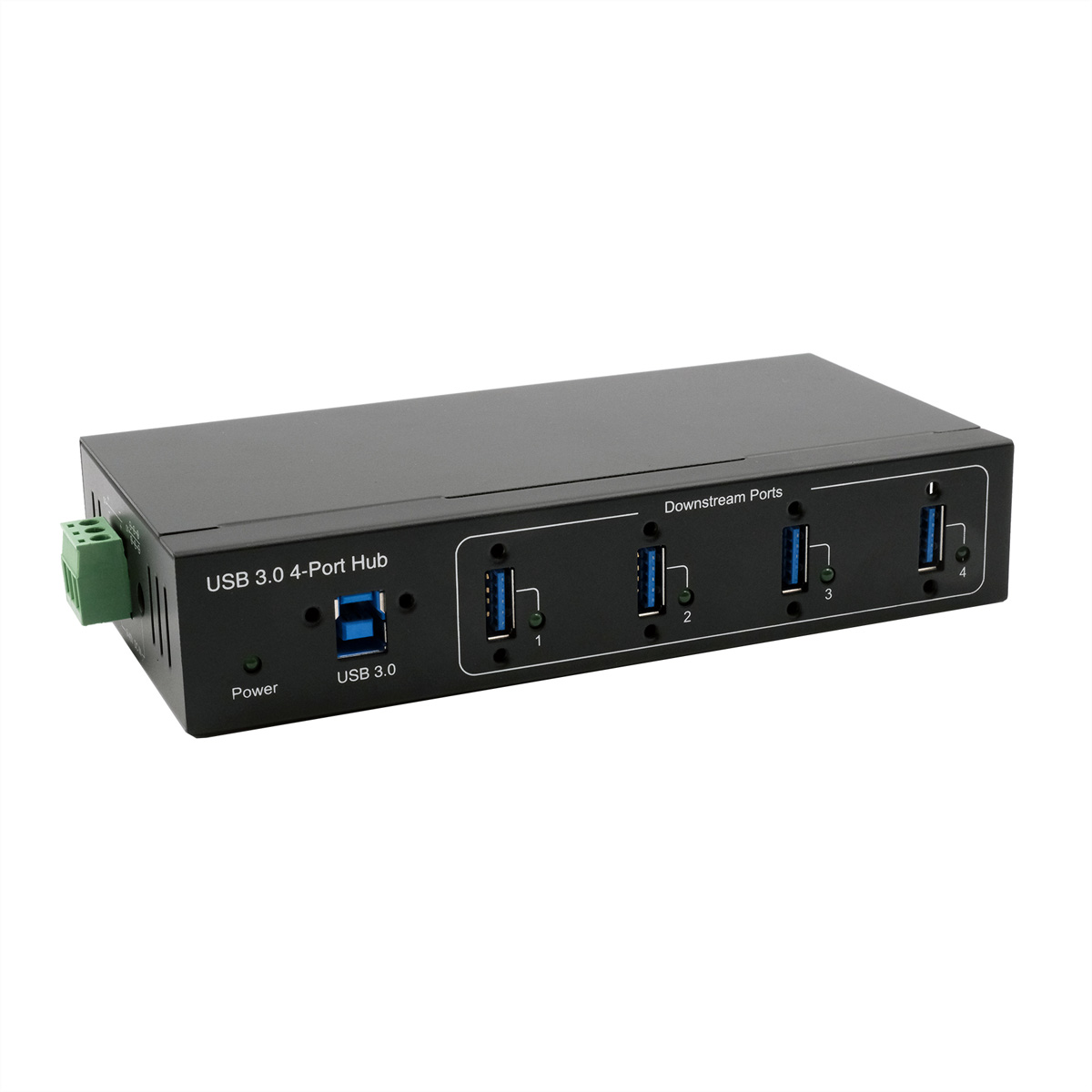 EXSYS USB 3.2 HUB 4-Port Gen1 inkl.USB Kab inkl.USB-Kabel,DIN-Rail-Kit,VIA Chip (EX-11224HMVS)