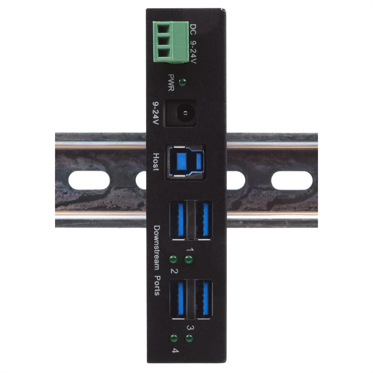 EXSYS EX-11244HMS 4 Port USB 3.2 Gen 1 HUB Din-Rail Kit  (BILD2)