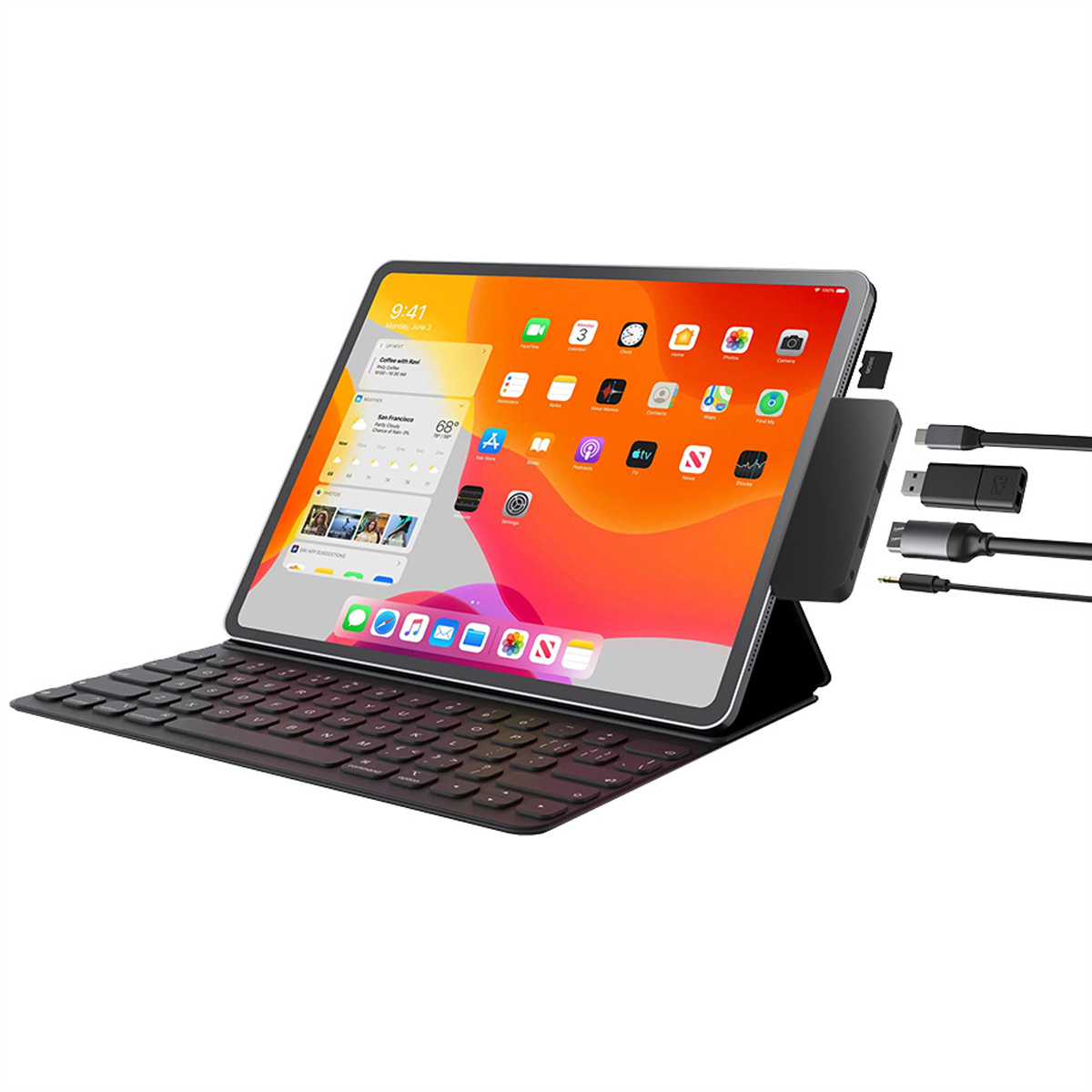 EXSYS EX-1222HM 5-in-1 USB-C Mini Dockingstation, EXSYS  (BILD2)