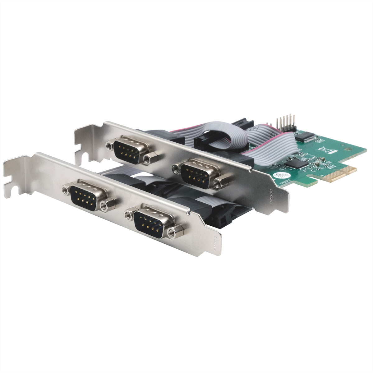 EXSYS EX-46014 4S Seriell RS-232 PCIe Karte EXSYS EX-46014 4S Seriell RS-232 PCIe Karte
