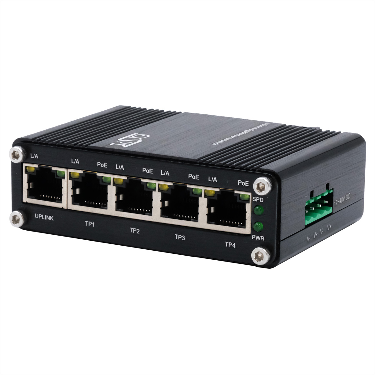 EXSYS GmbH Mini 5-Port Ethernet PoE Switch - 5*10/100/1000Tx EX-62020POE - Switch - 0,1 Gbps