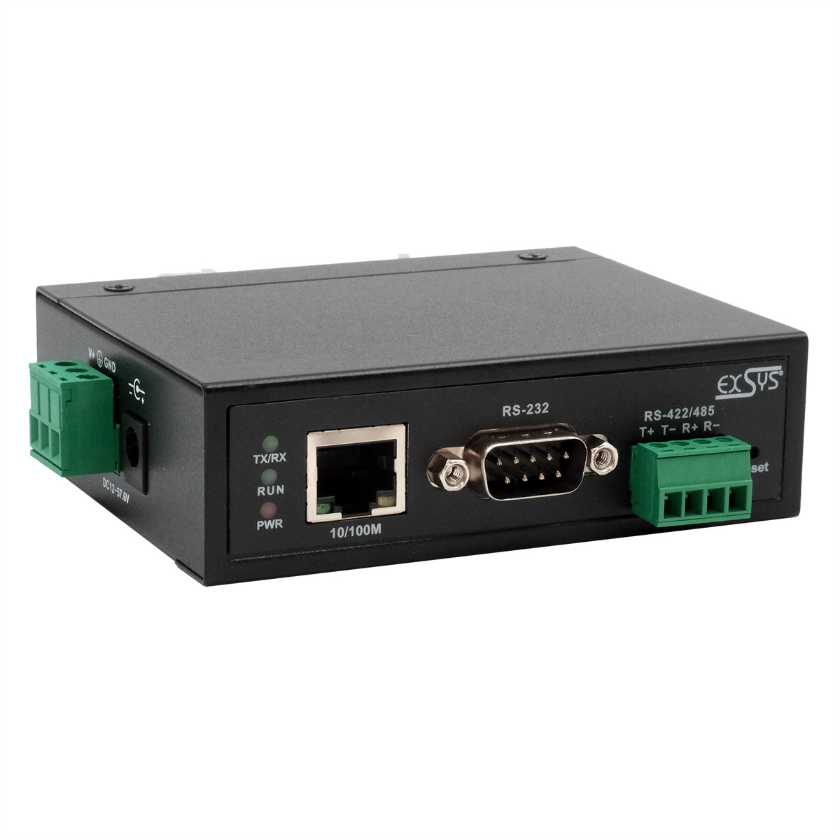 EXSYS EX-61001 - Gerï¿½teserver 1x Ethernet zu 1x Seriell RS-232/422/485