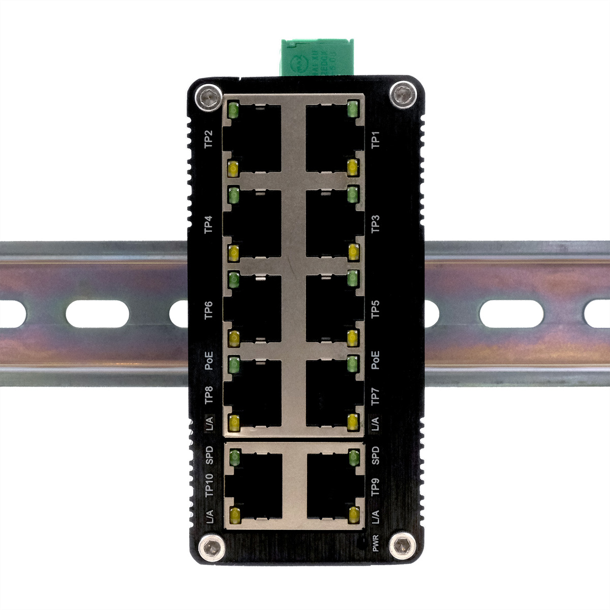 EX-62025PoE 10-Port Industrial PoE Switch mini EXSYS  (BILD2)