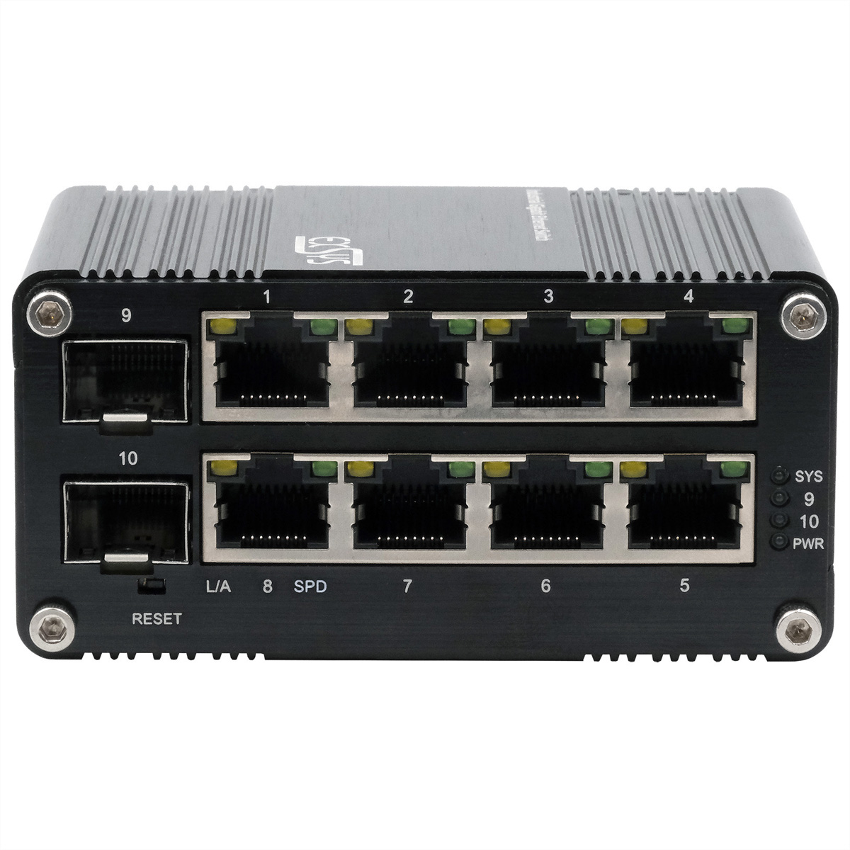 EX-62035M-SFP 10-Port Industrial Gigabit Mini Switch Web Managed