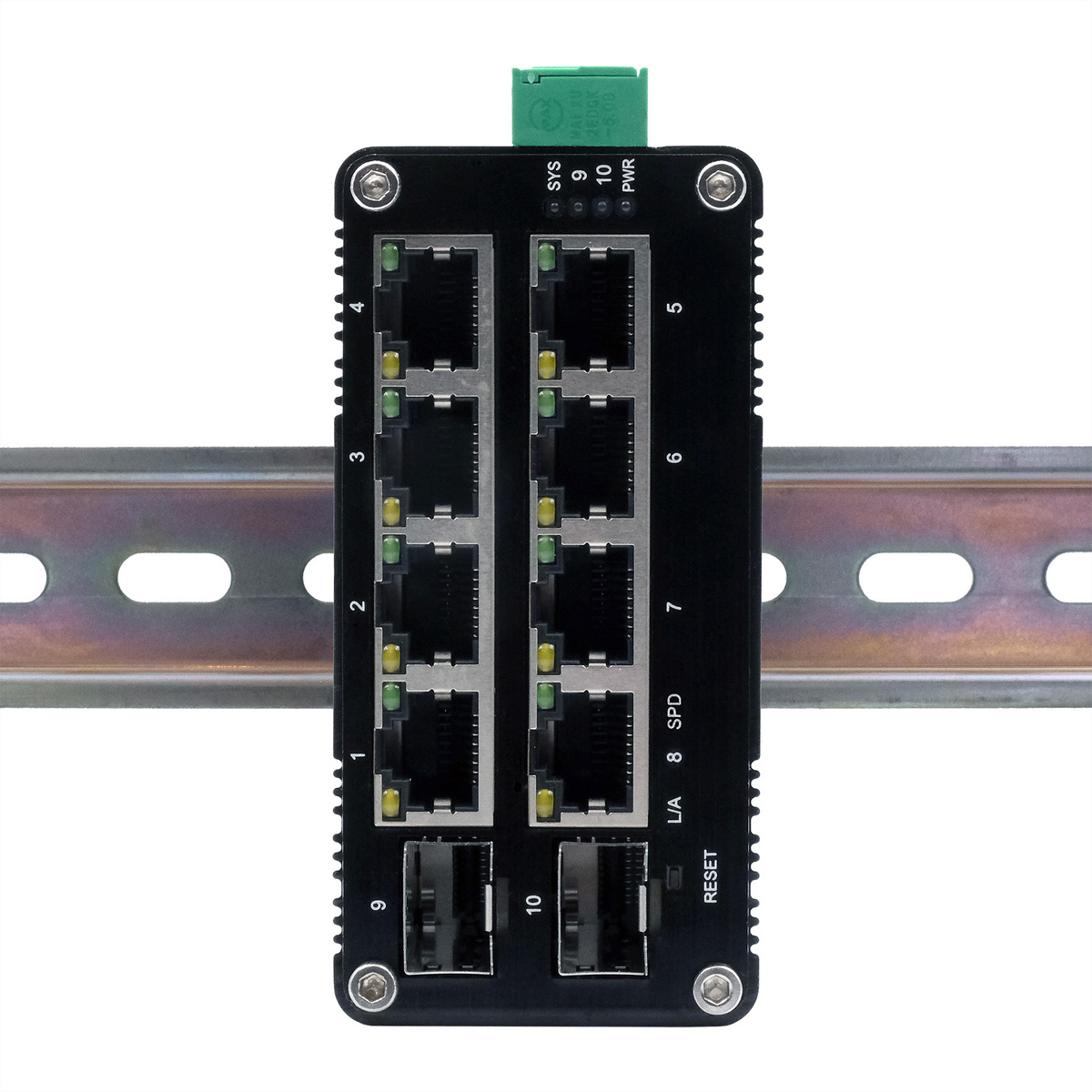 EX-62035M-SFP 10-Port Industrial Gigabit Mini Switch Web  (BILD2)