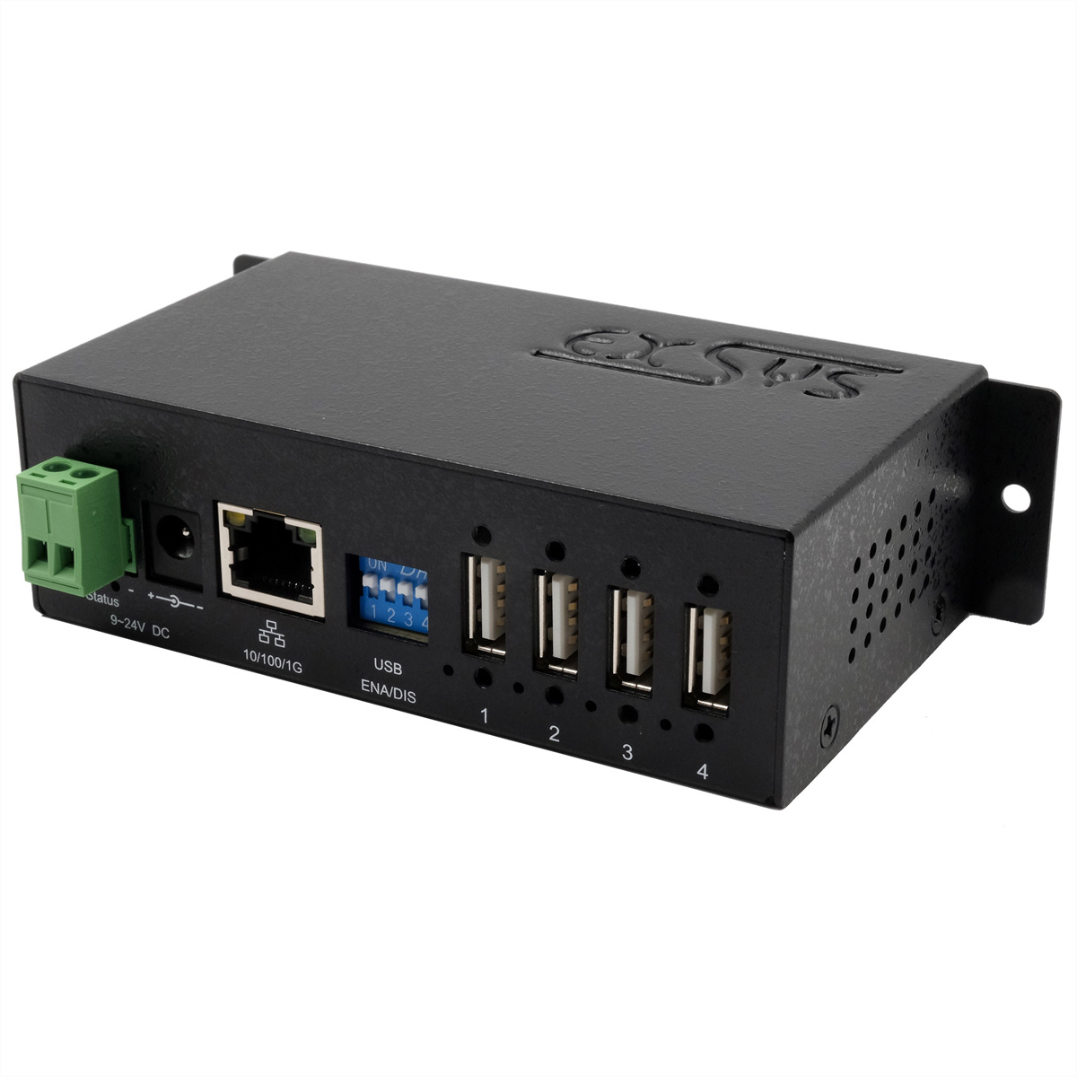 EX-6003HMVS Device Server 4x USB 2.0, DIN-Rail-Kit,  (BILD2)