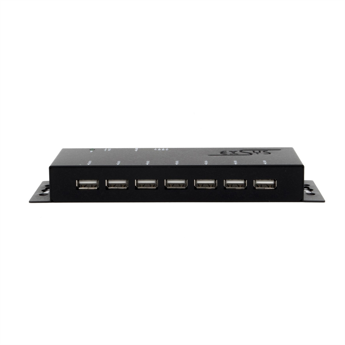 EXSYS EX-1177-2S USB 2.0 Hub mit 7 Ports 15KV ESD Überspannungs-Schutz