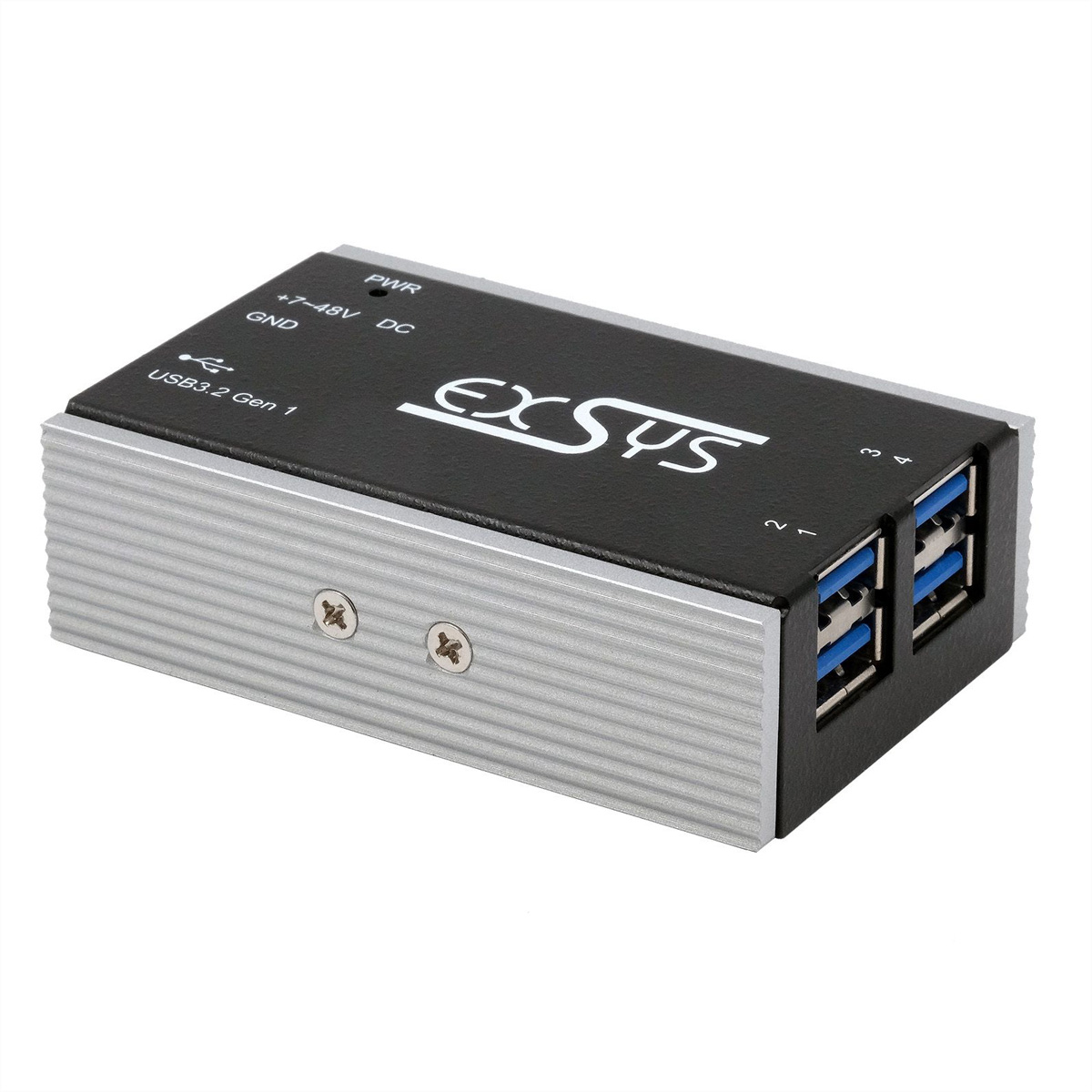 Exsys EX-1181HMS-WT 4-Port USB 3.2 Gen 1 Hub USB Hub