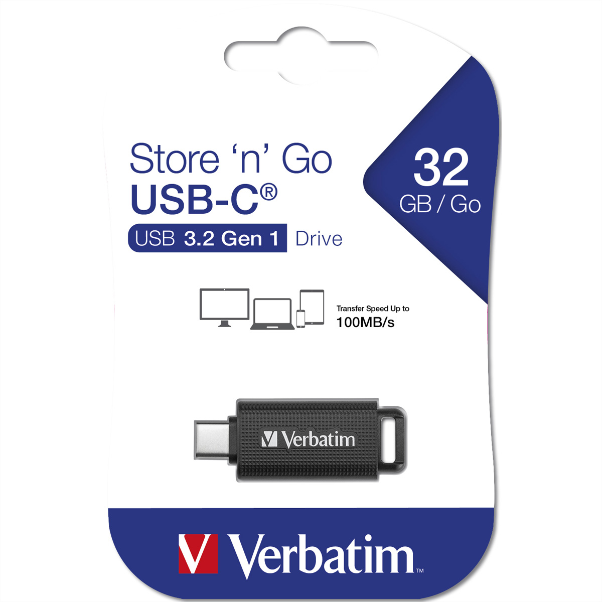 VERBATIM USB 3.2 Stick 32GB Retractable