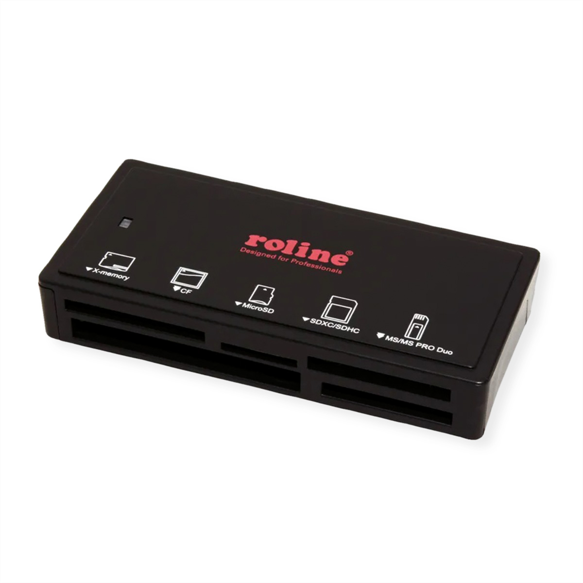 ROLINE USB 3.2 Gen 1 Multi Card Reader, schwarz