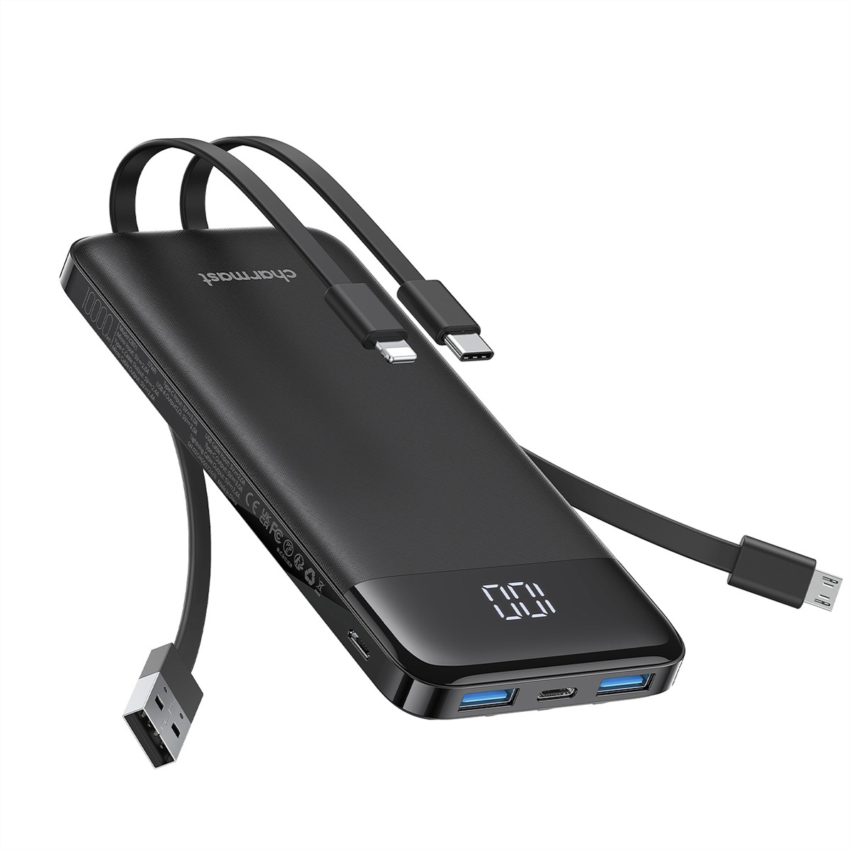 CHARMAST Powerbank W1148 10000mah black Powerbank