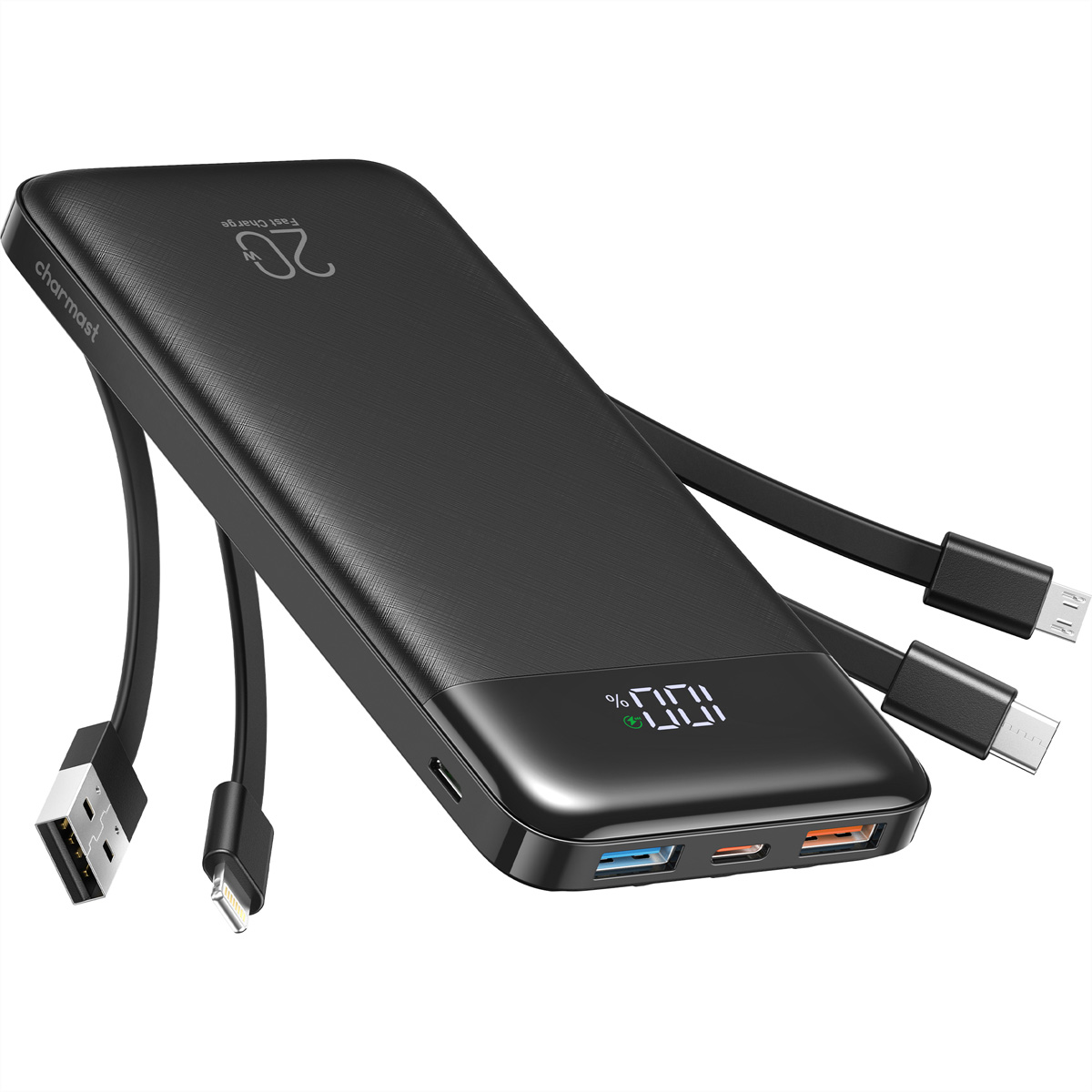 CHARMAST Powerbank W2065 20000mah black Powerbank