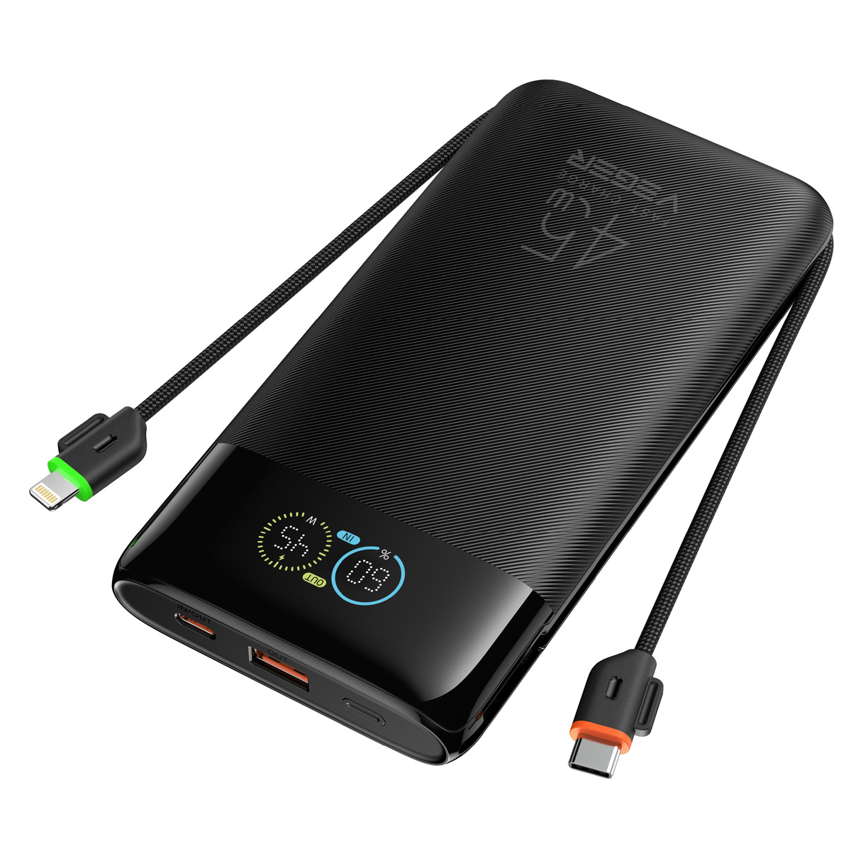 VEGER Powerbank W2085S 20000mah Black Powerbank