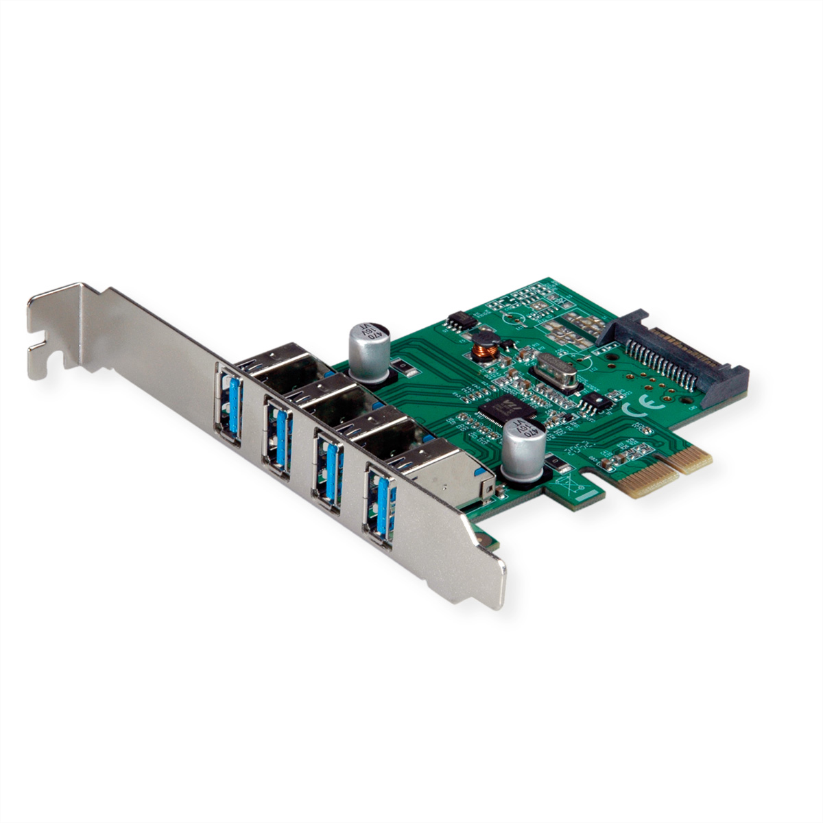 VALUE PCI-Express-Karte, USB 3.2 Gen 1, 4 Ports