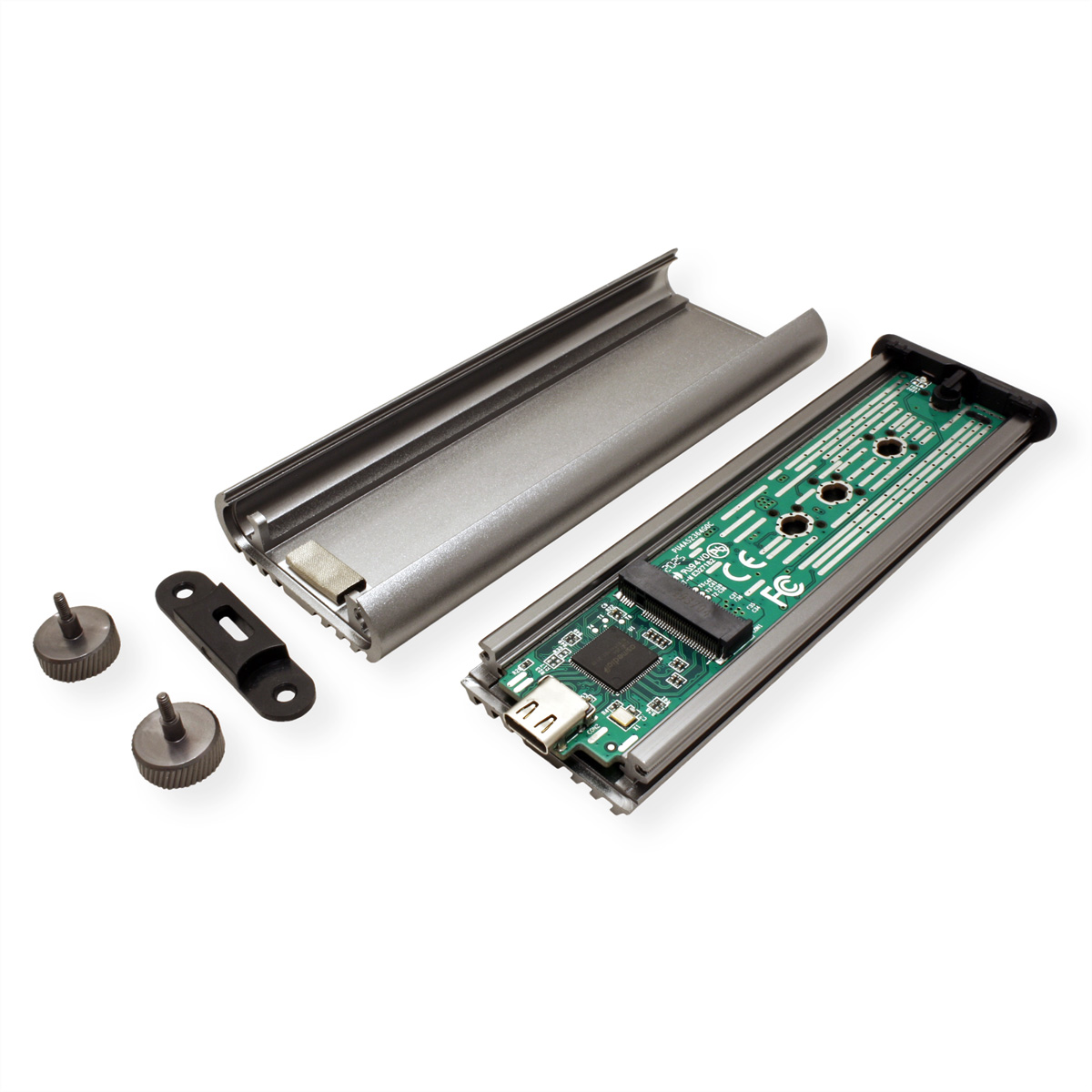 ROLINE Externes SSD-Gehäuse, M.2, NVMe zu USB 3.2 Gen  (BILD2)