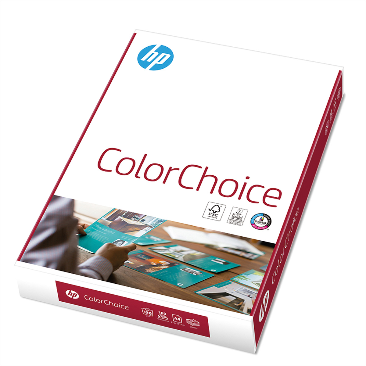 CHP753, HP ColorChoice Laser Paper, DIN A4, 250 Blatt, 120g/m²