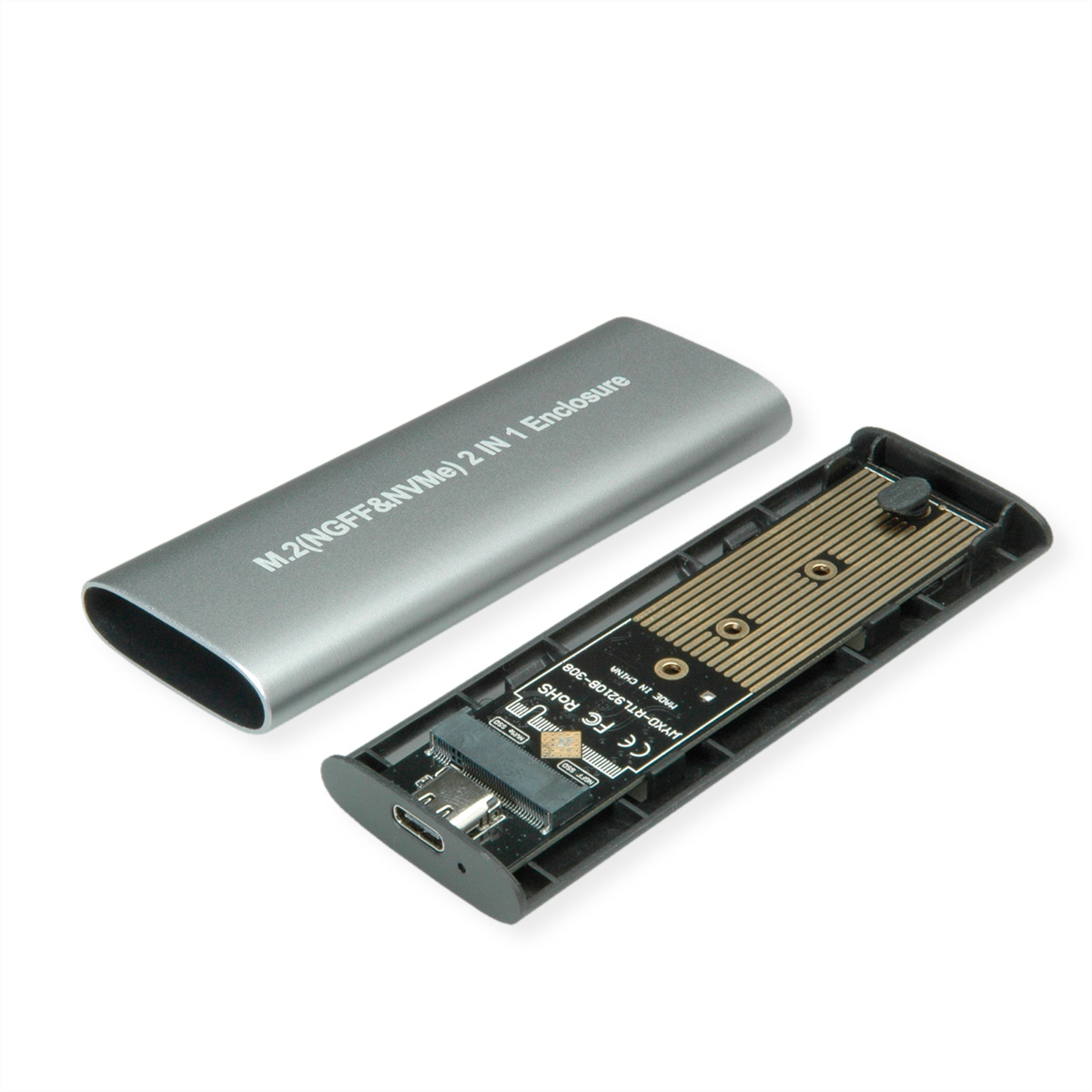 VALUE Externes SSD-Gehäuse, M.2, NVMe zu USB 3.2 Gen 2  (BILD2)