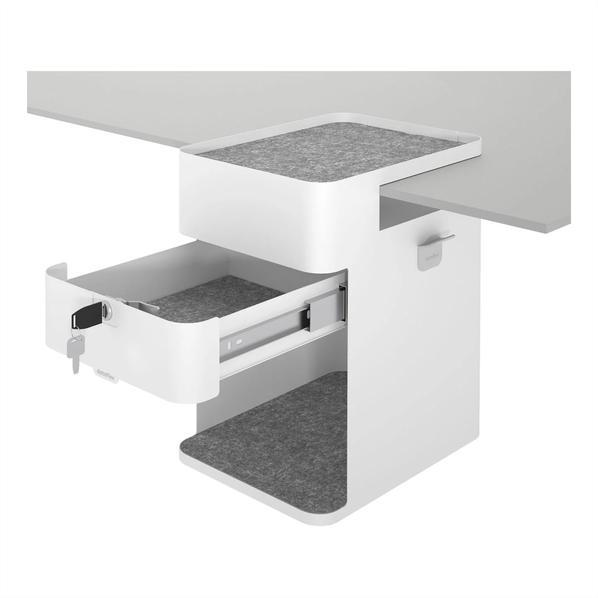 DATAFLEX Bento® desktop locker, 500, weiß, DATAFLEX 45.500 (BILD2)