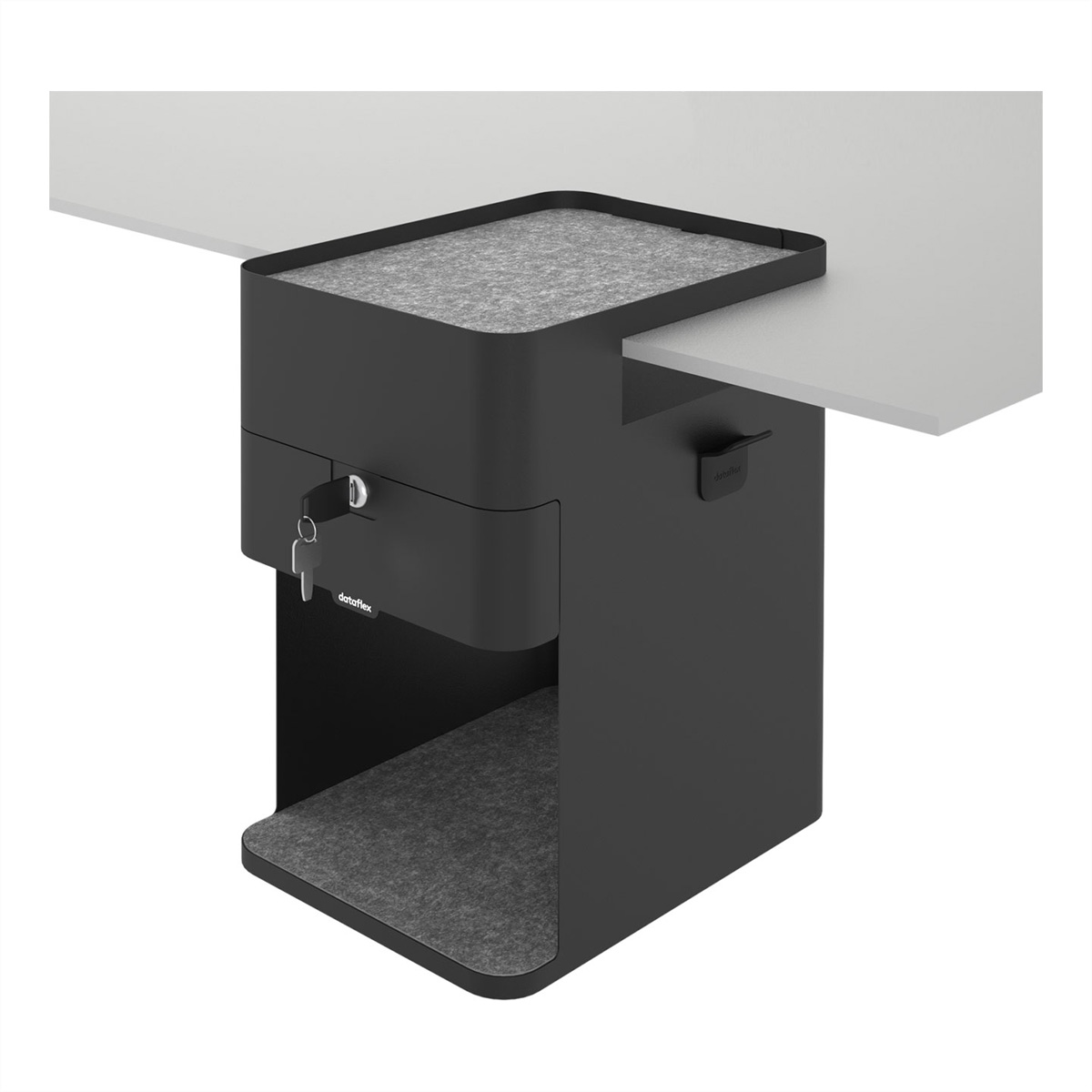 DATAFLEX Bento® desktop locker, 503, schwarz