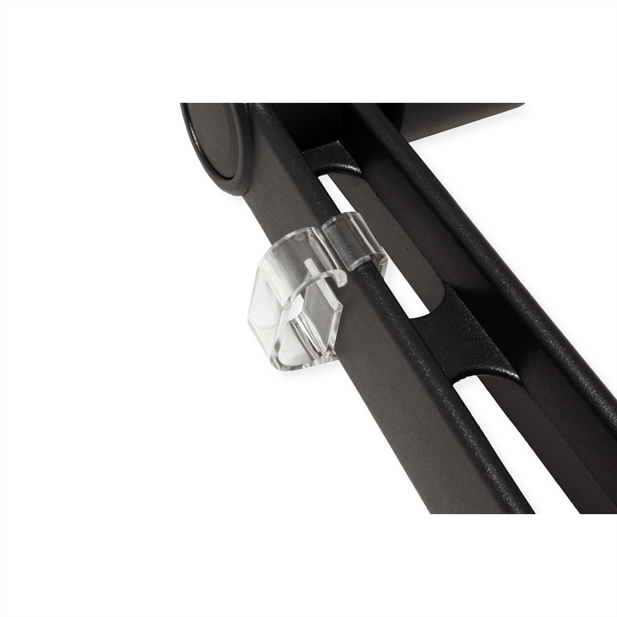 ROLINE - Verstellbarer Arm für LCD-Display - Aluminium - Schwarz - Wandmontage möglich (17.03.1198)