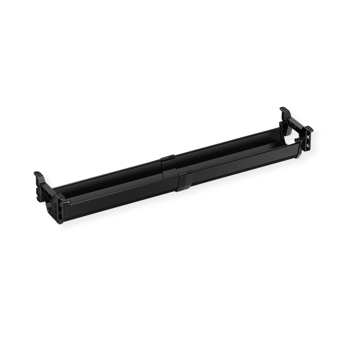 ROLINE Easy2Open Kabelkanal, Untertischmontage, schwarz, 85,8 cm