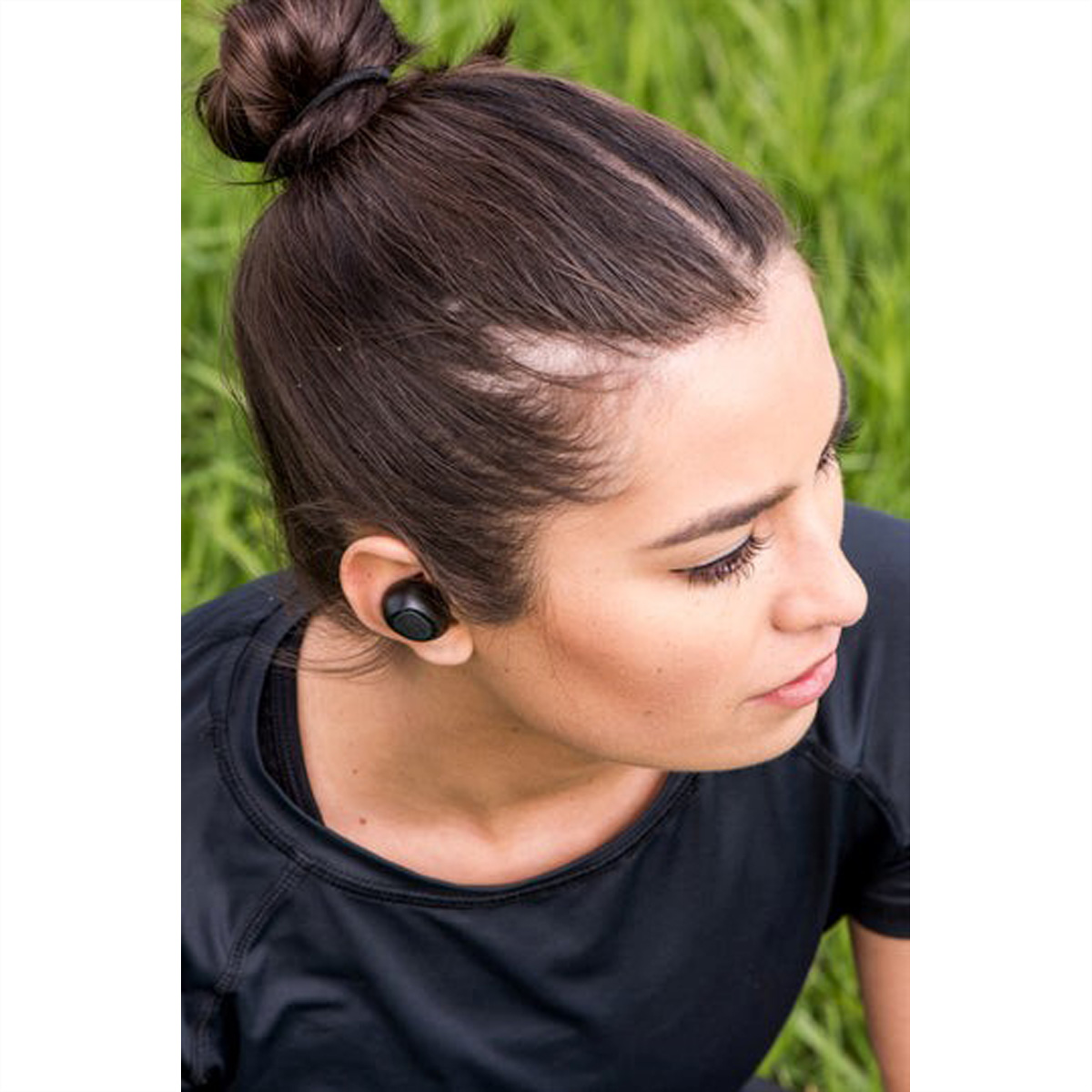 LENCO EPB-410BL Bluetooth Kopfhörer In Ear Headset, Schweißresistent, Wasserbeständig Schwarz
