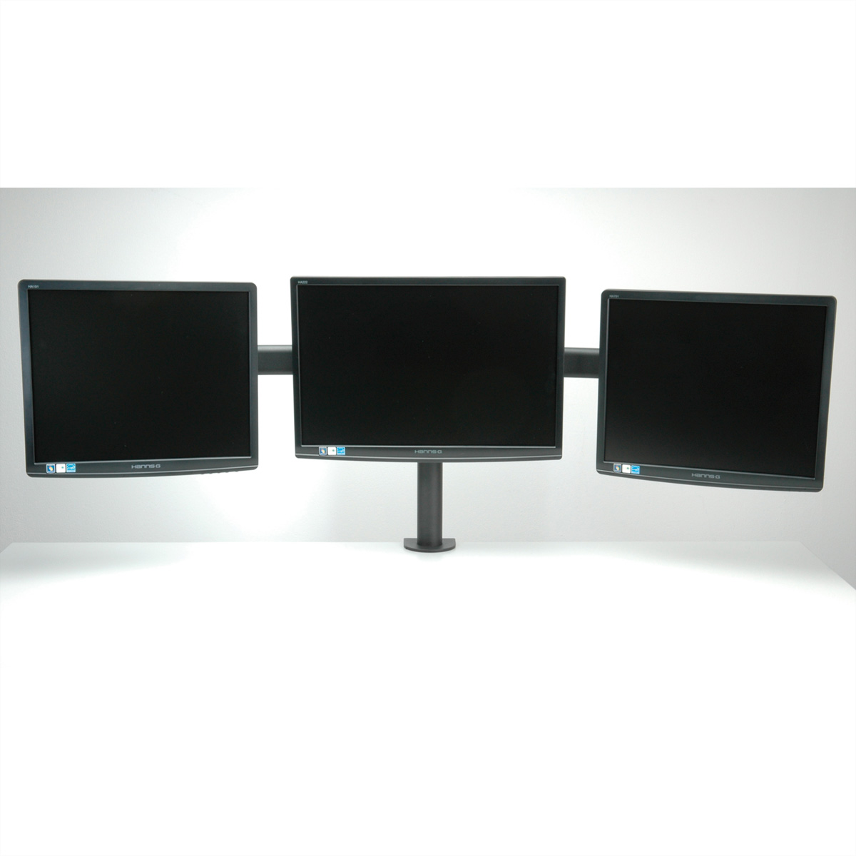 VALUE LCD-Triple-Arm Trägerstange, schwarz, bis 3x 8  (BILD2)