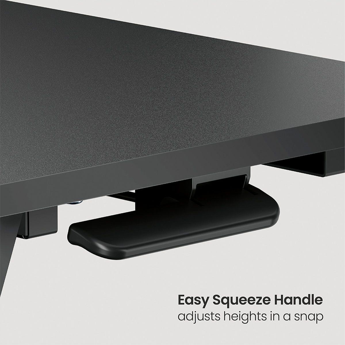 VALUE Höhenverstellbarer Schreibtischaufsatz, 800 x 400 mm, schwarz