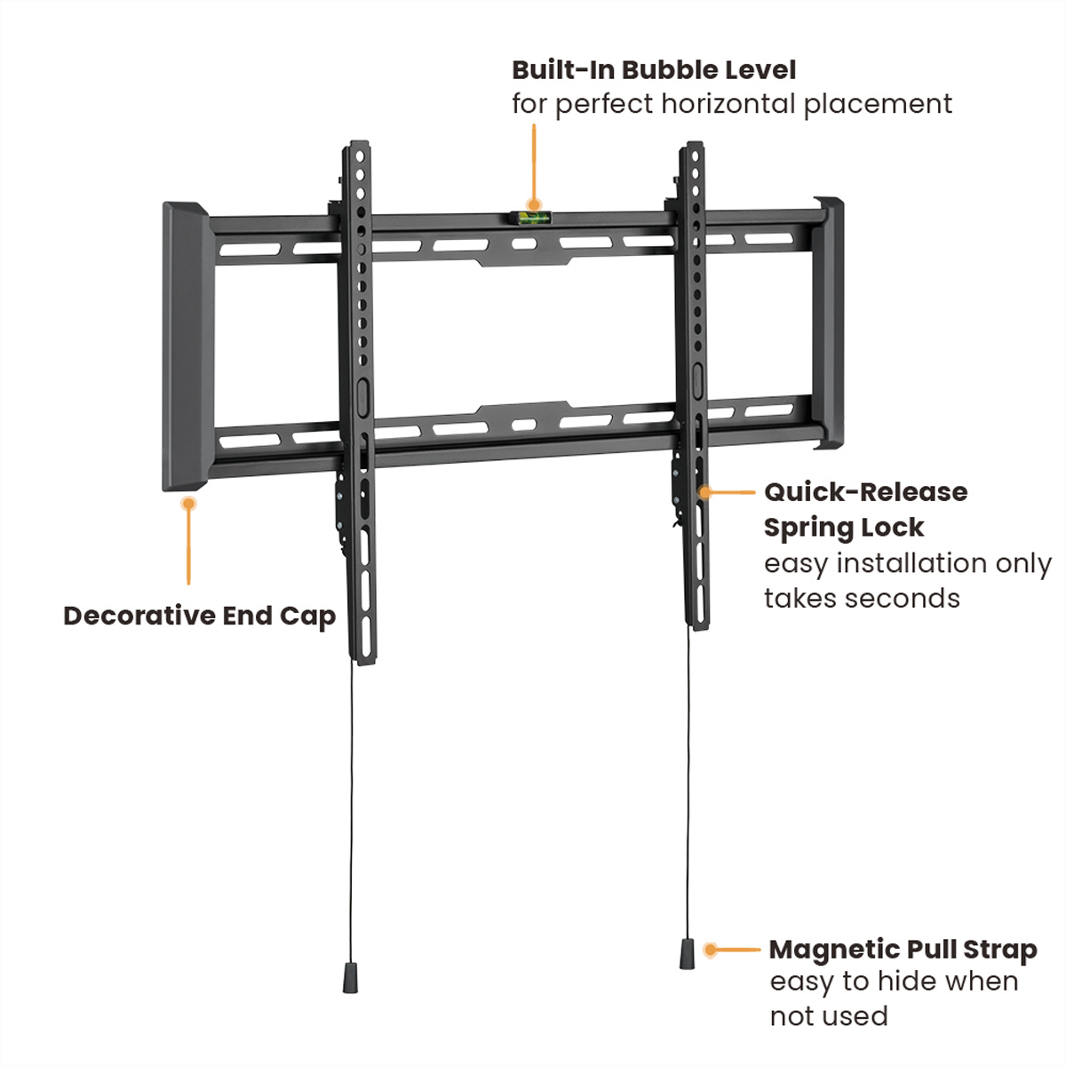 VALUE TV-Wandhalterung, fest, 37-80 Zoll, bis 75 kg,  (BILD2)