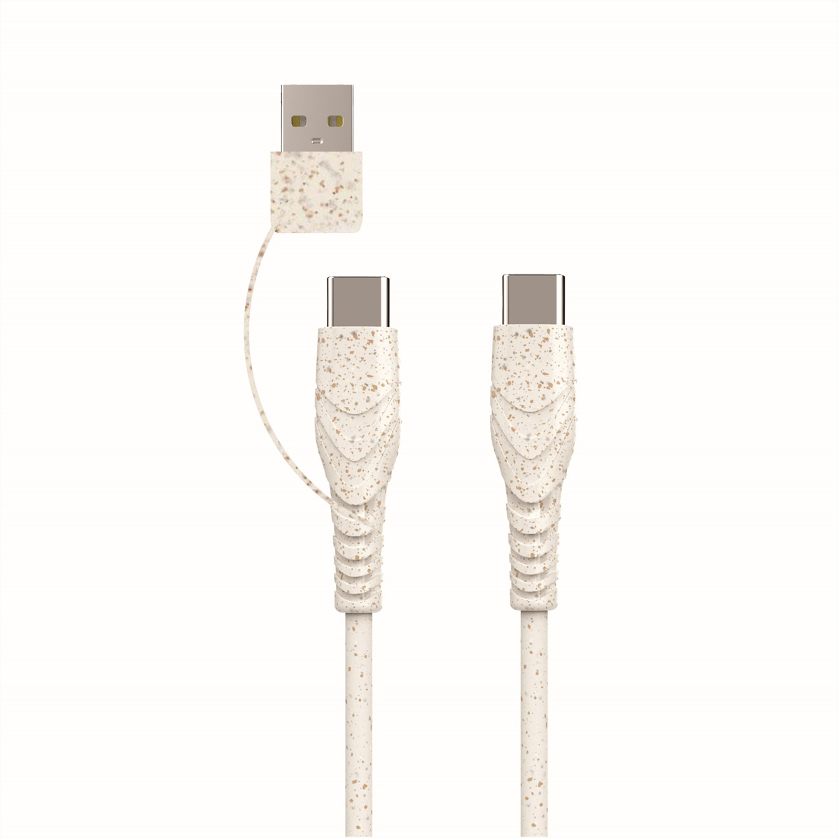 BIOnd BIO-CT-TC USB-C to Type-C+A 3A Cable, 1,2 m